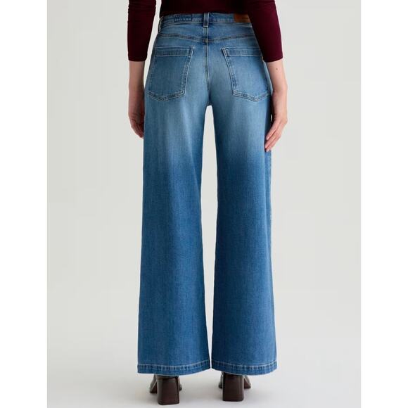 AG Adriano Goldschmied Stella Low Slung Palazzo Wide Leg jeans - Picture 14 of 14